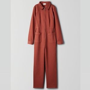 Aritzia Wilfred Free Aubrey Jumpsuit - Cider Gold